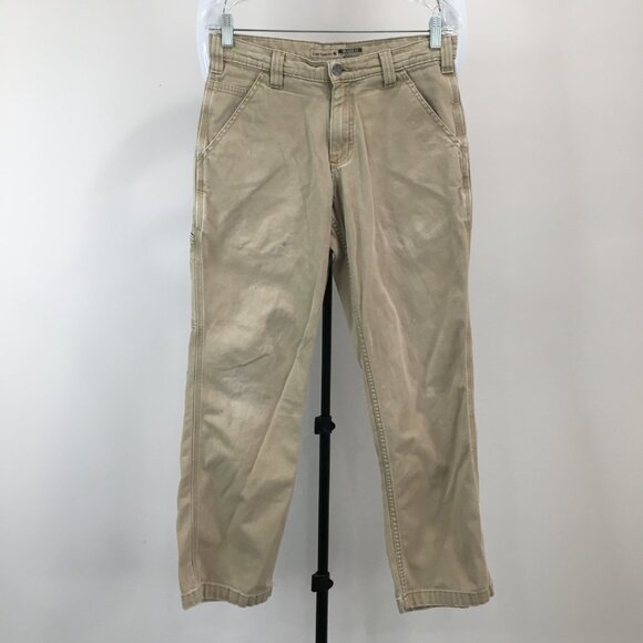 Carhartt Other - CARHARRT Relaxed Fit Beige Rugged Flex Canvas Work Pant